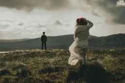 First look Hiking eloping in ireland in Donegal