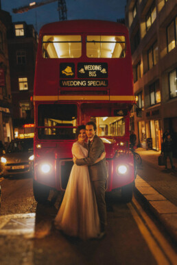 london bus in dublin uai - Fun and Relaxed wedding and elopement photography in Ireland, perfect for adventurous and outdoorsy couples